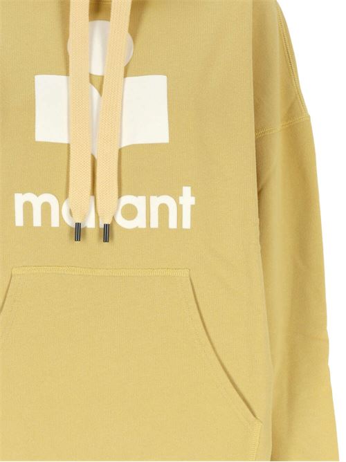 Sunlight yellow organic cotton sweatshirt MARANT ETOILE | SW0001FAA1M07ESUEC